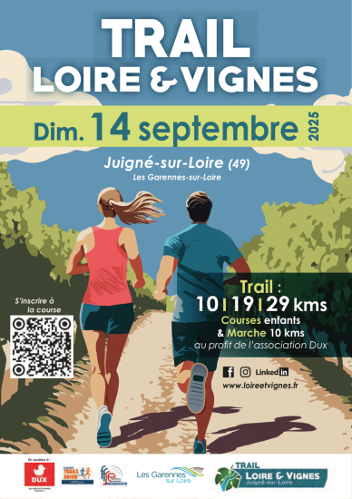 Affiche Trail Loire &amp; Vignes