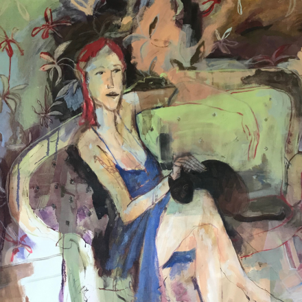 Œuvre de Denis Huneau exposée à la galerie Loire&amp;Sens - juigné sur loire