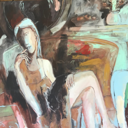 Œuvre de Denis Huneau exposée à la galerie Loire&amp;Sens - juigné sur loire